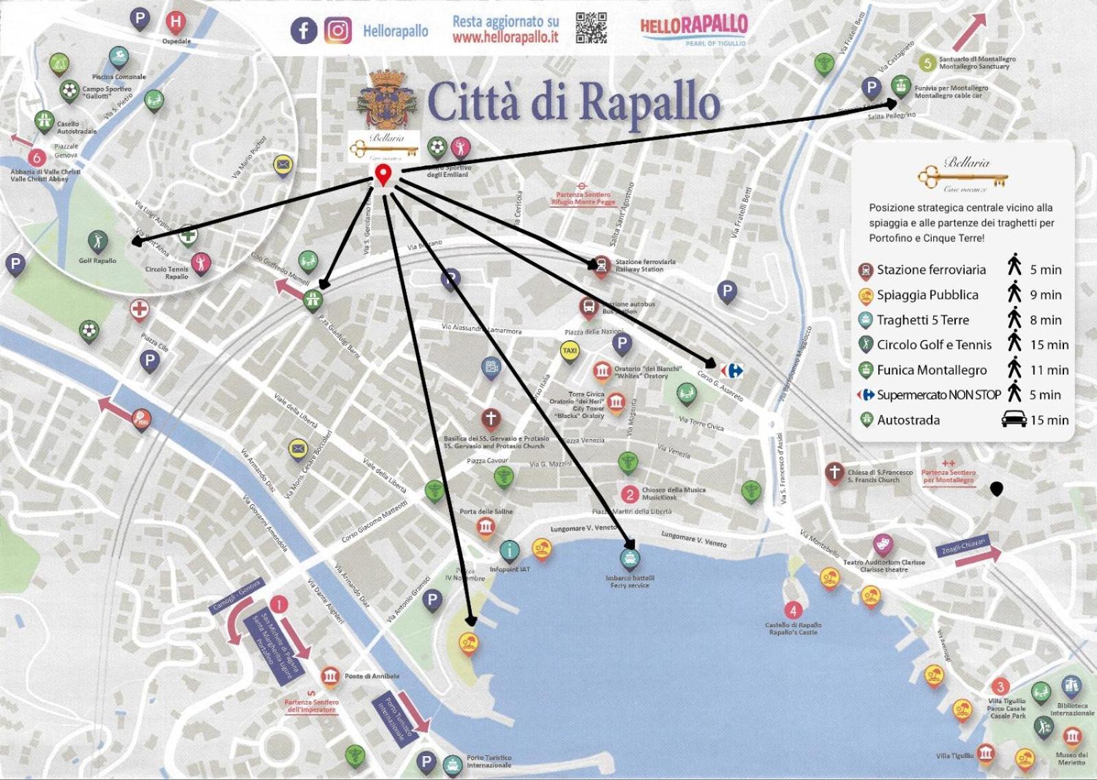 Appartement Bellaria Casa Indipendente-Giardino Privato-Free Parking-Wifi-Strategic Location 5 Terre-Portofino à Rapallo Extérieur photo